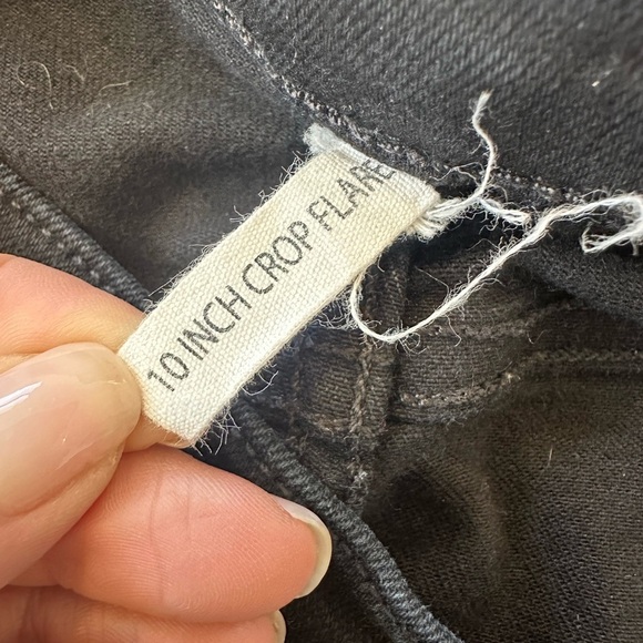 Rag & Bone Cropped Flare Jeans Black - Picture 10 of 11